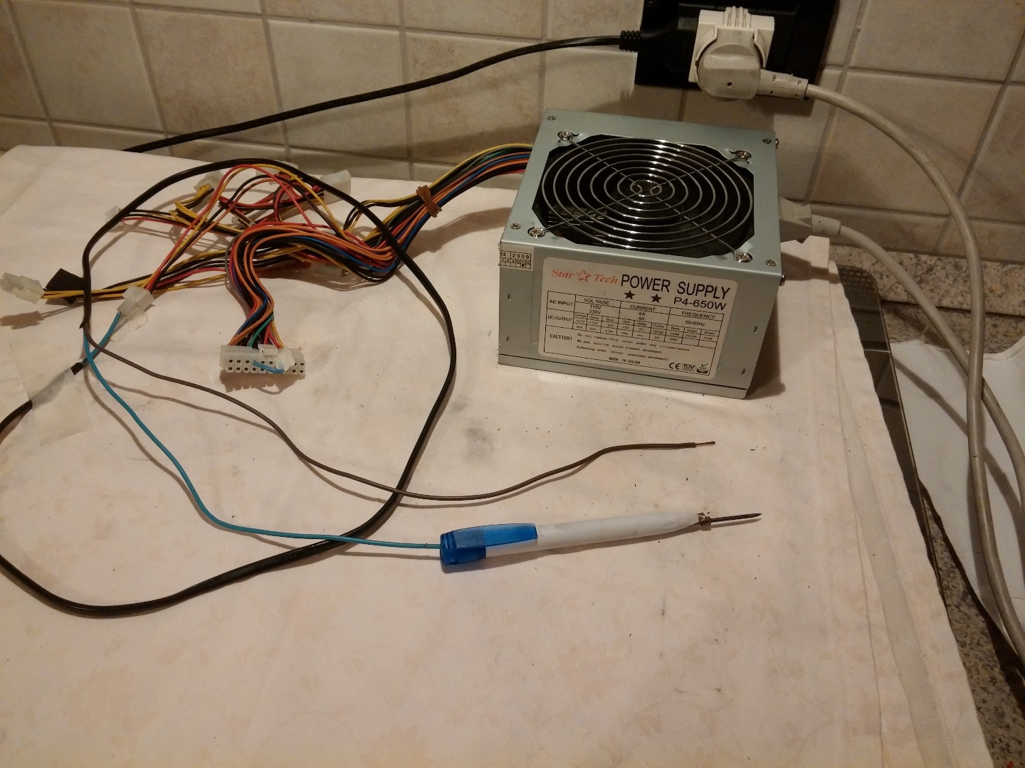 The poor man's soldering iron