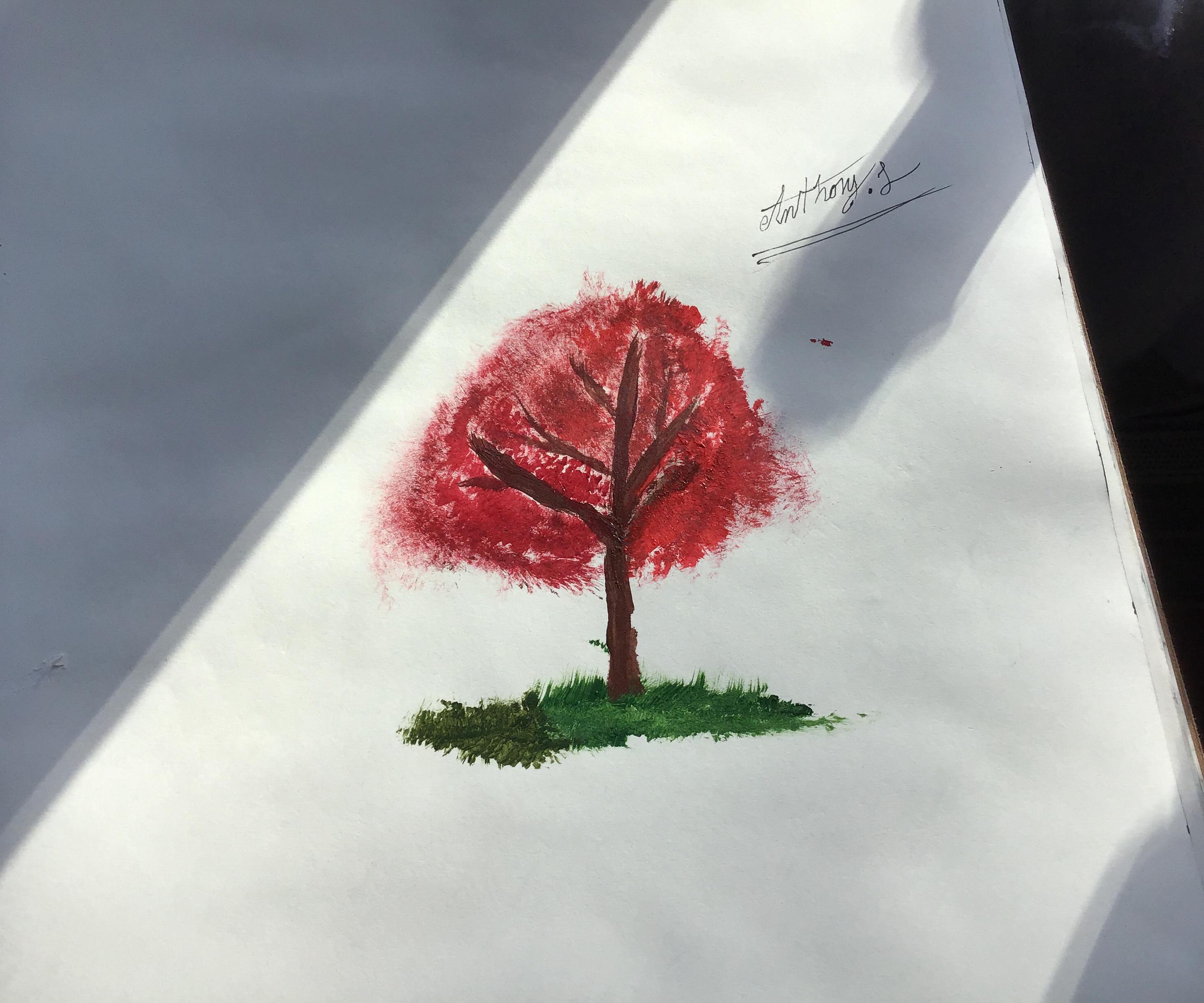 How to Paint a Maple Tree