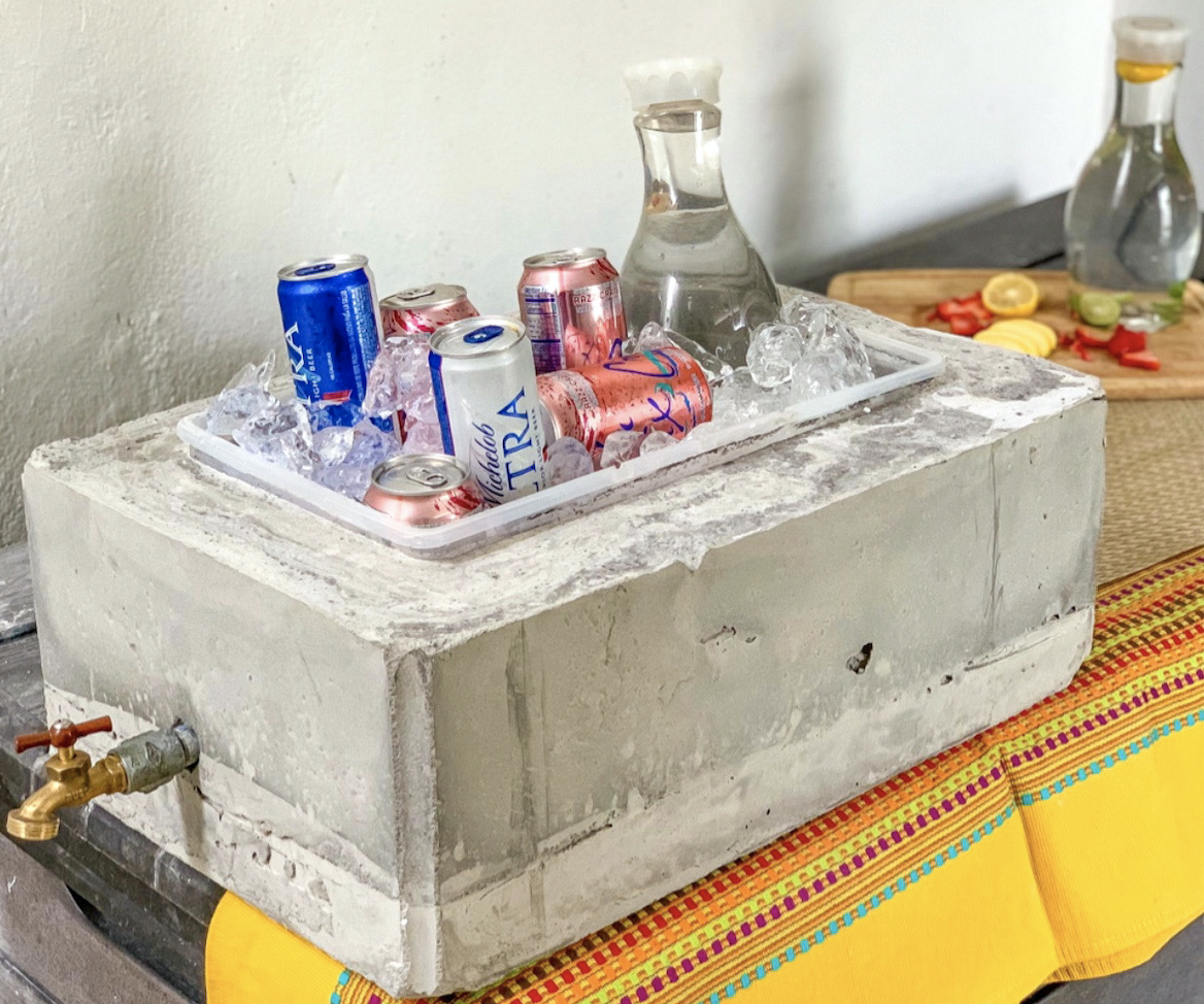 Concrete Beverage Cooler!