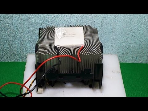 Homemade Mini USB Fridge Frefrigerator Peltier Cooler Free Energy Generator DIY Thermoelectric Chill