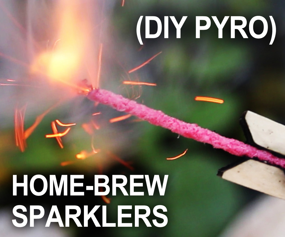 Homemade Sparklers for the 4th of July! - (Improvised Hand-Held Fireworks)