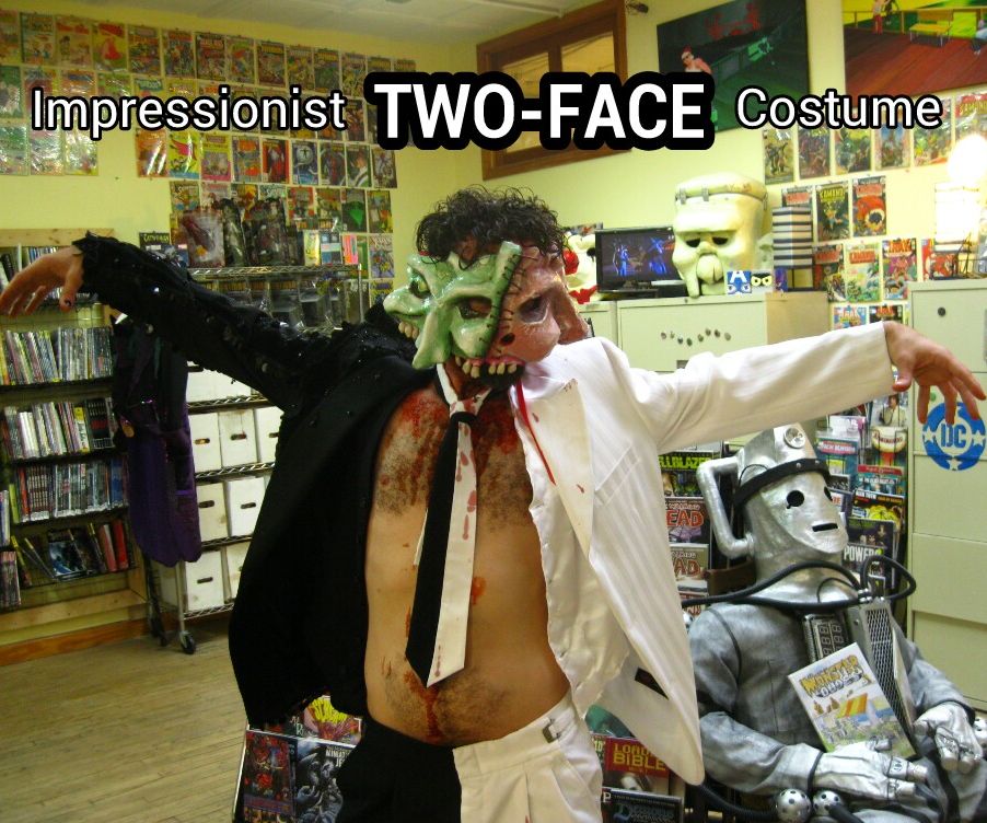 Impressionist TWO-FACE Costume!