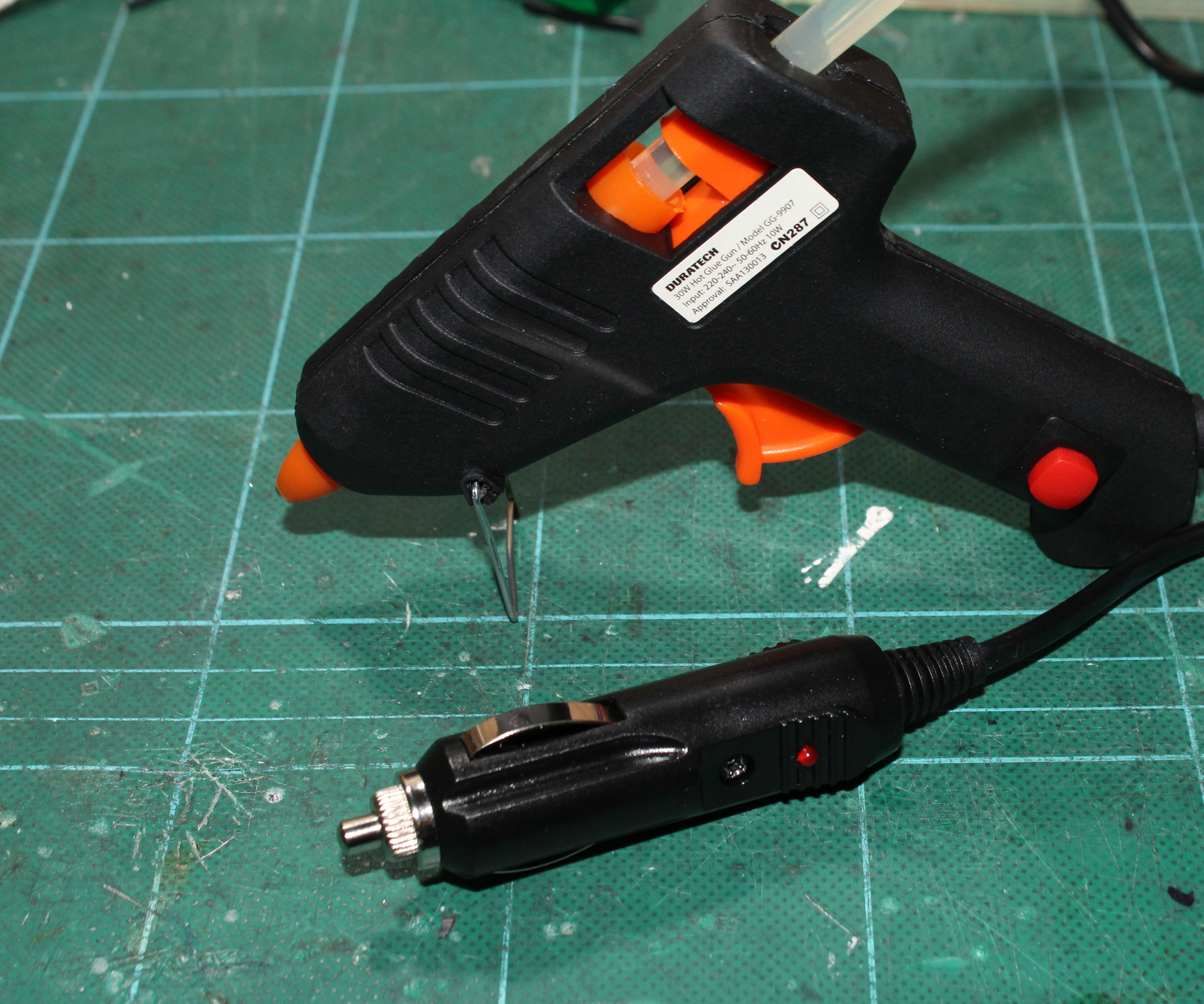 DIY 12v Hot glue gun
