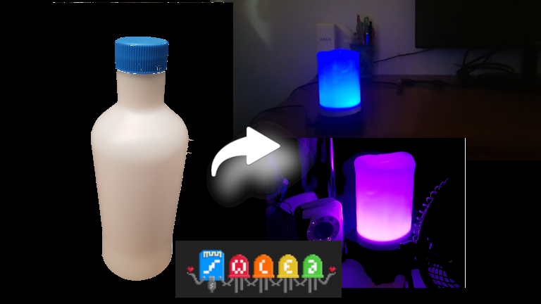 LED Diffuser From Plastic Bottle or Milk Bottle