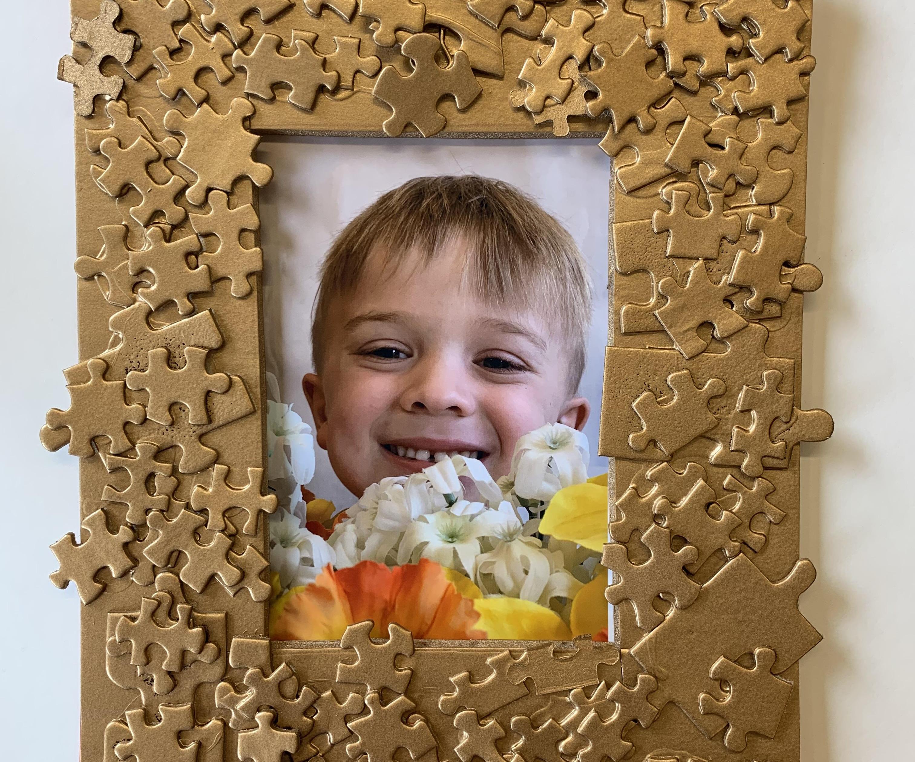 Puzzle Photo Frame