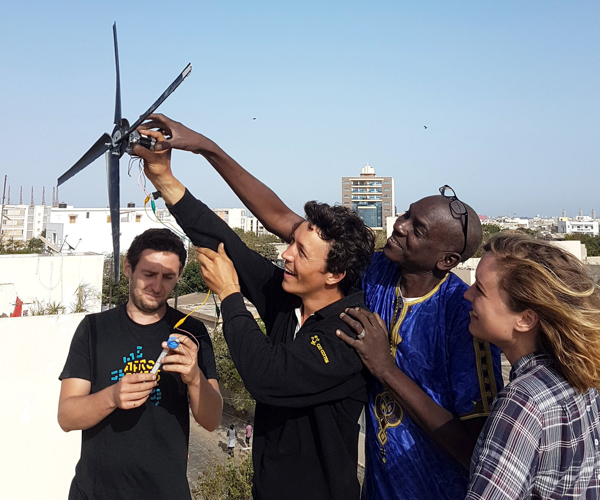 Low-tech Wind Turbine With Old Printer Motor