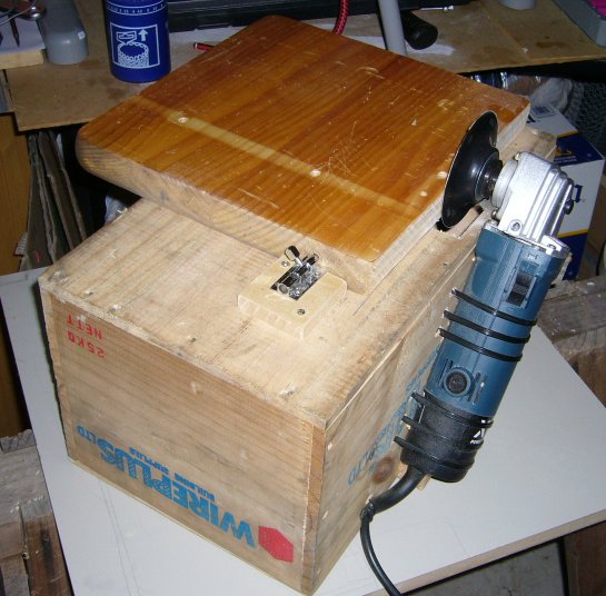 Fixed Disc Sander From Angle Grinder