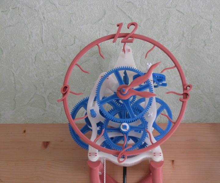 Clock 8 Days 3D for Bed 20x20