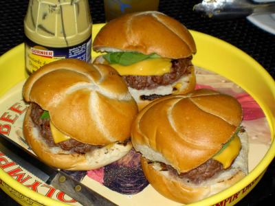 Fresh Ground Beef Burgers