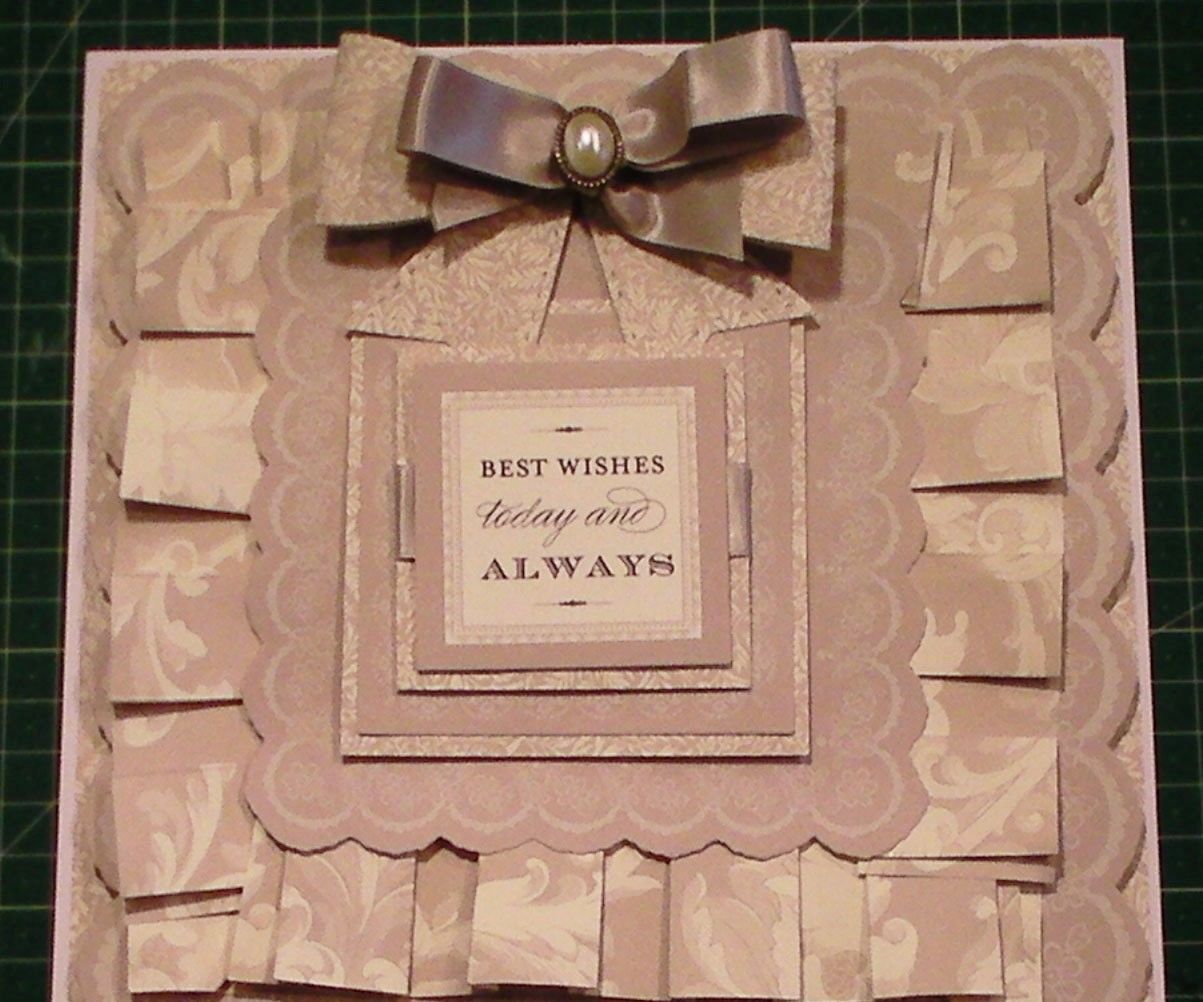 How to Make Box Pleated Nifty Nested Layers Card 