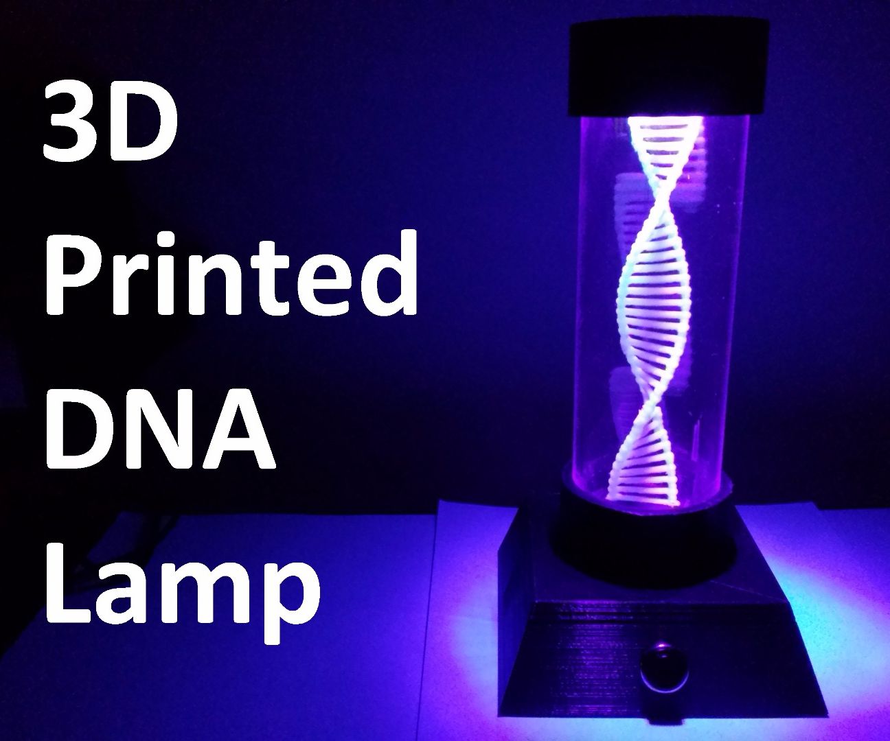 3D Printed DNA Lamp