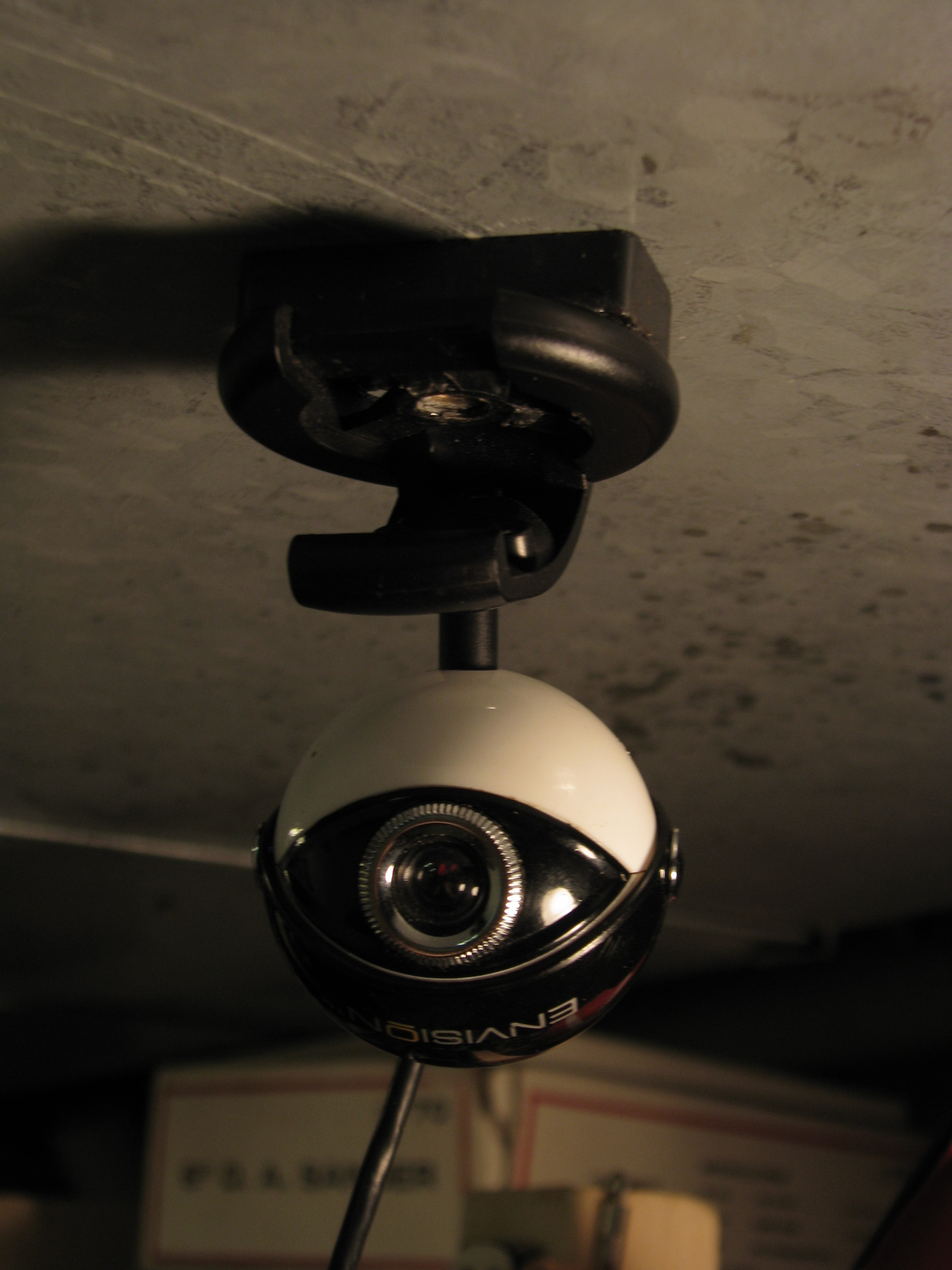 Stick (almost) anywhere webcam
