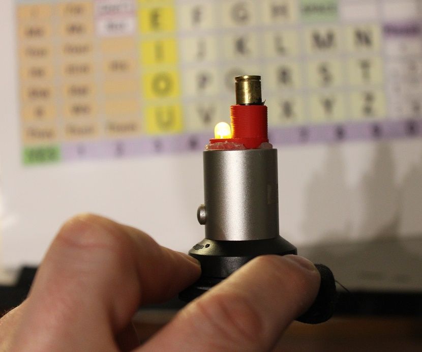 Head Mounted Laser Pointer communicator