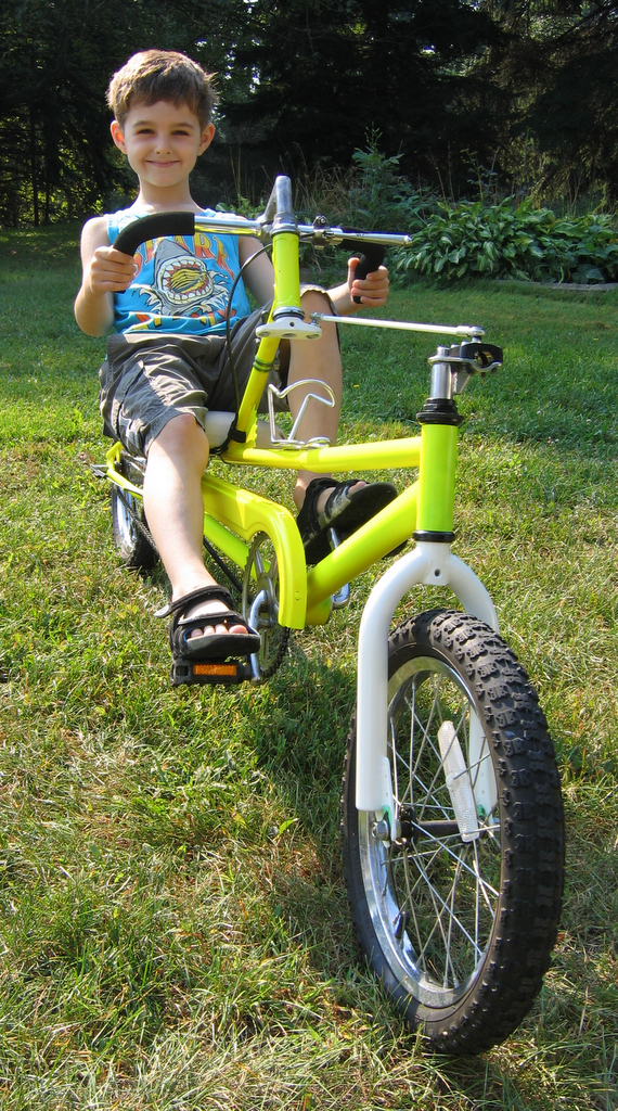 Build a Kid's Long-wheelbase Low Racer Recumbent Bicycle