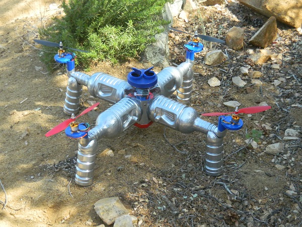 Build Your Own Eco-Quad Copter from Reused and Recycled Materials