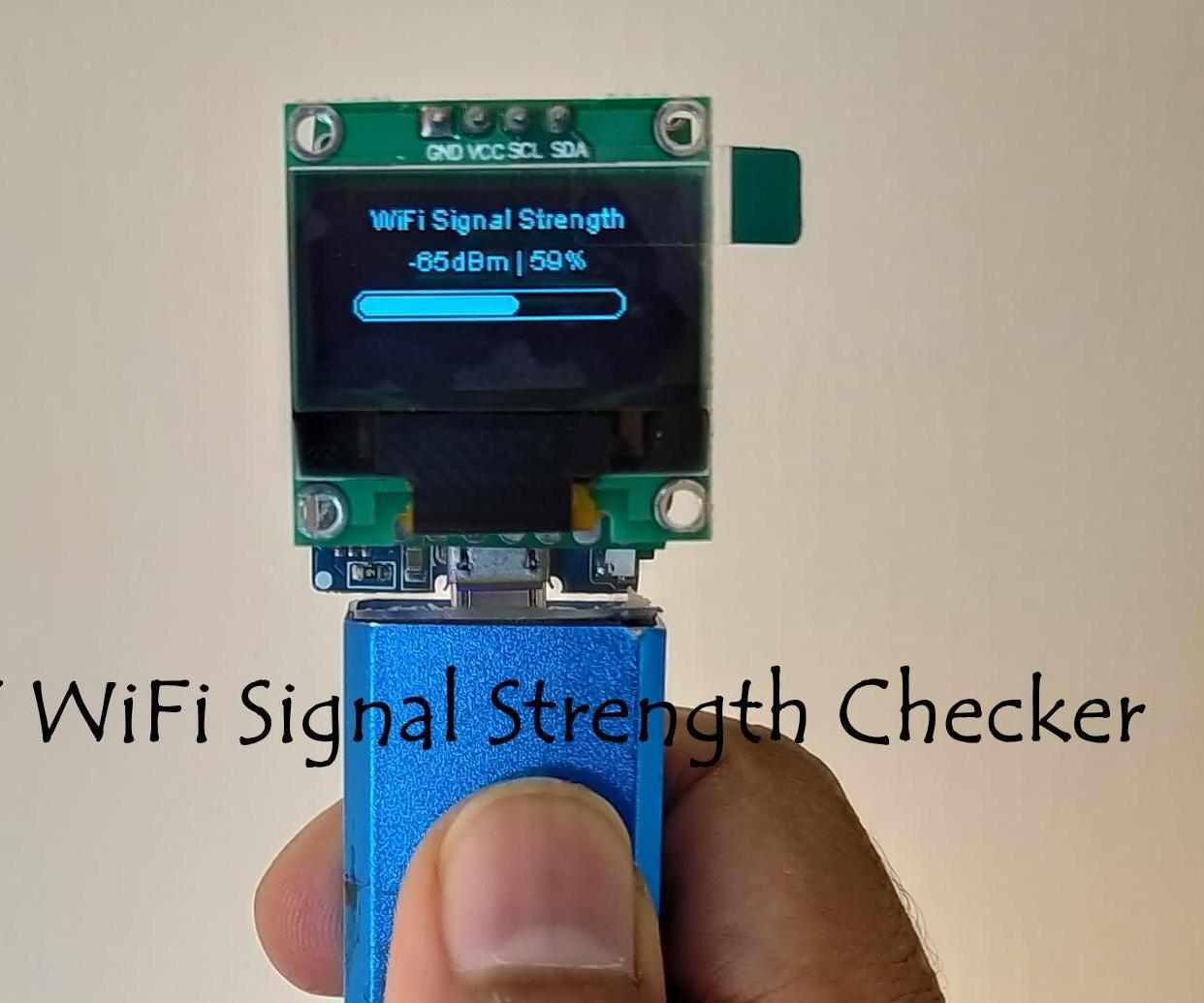 WiFi Signal Strength Scanner Monitor or Checker