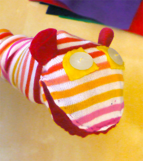 'Talking' Sock Puppet