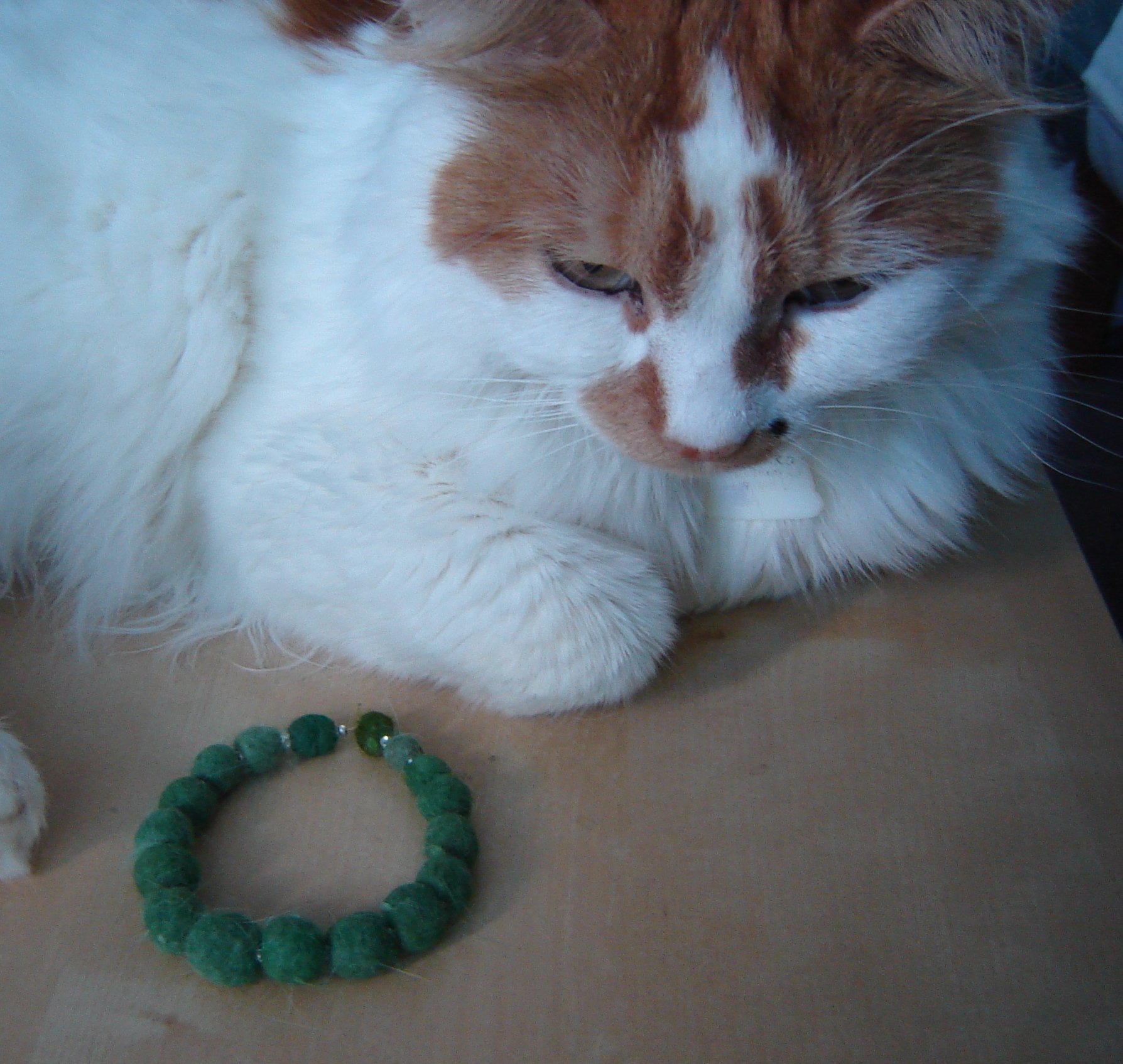 Felted Pet Hair Beads