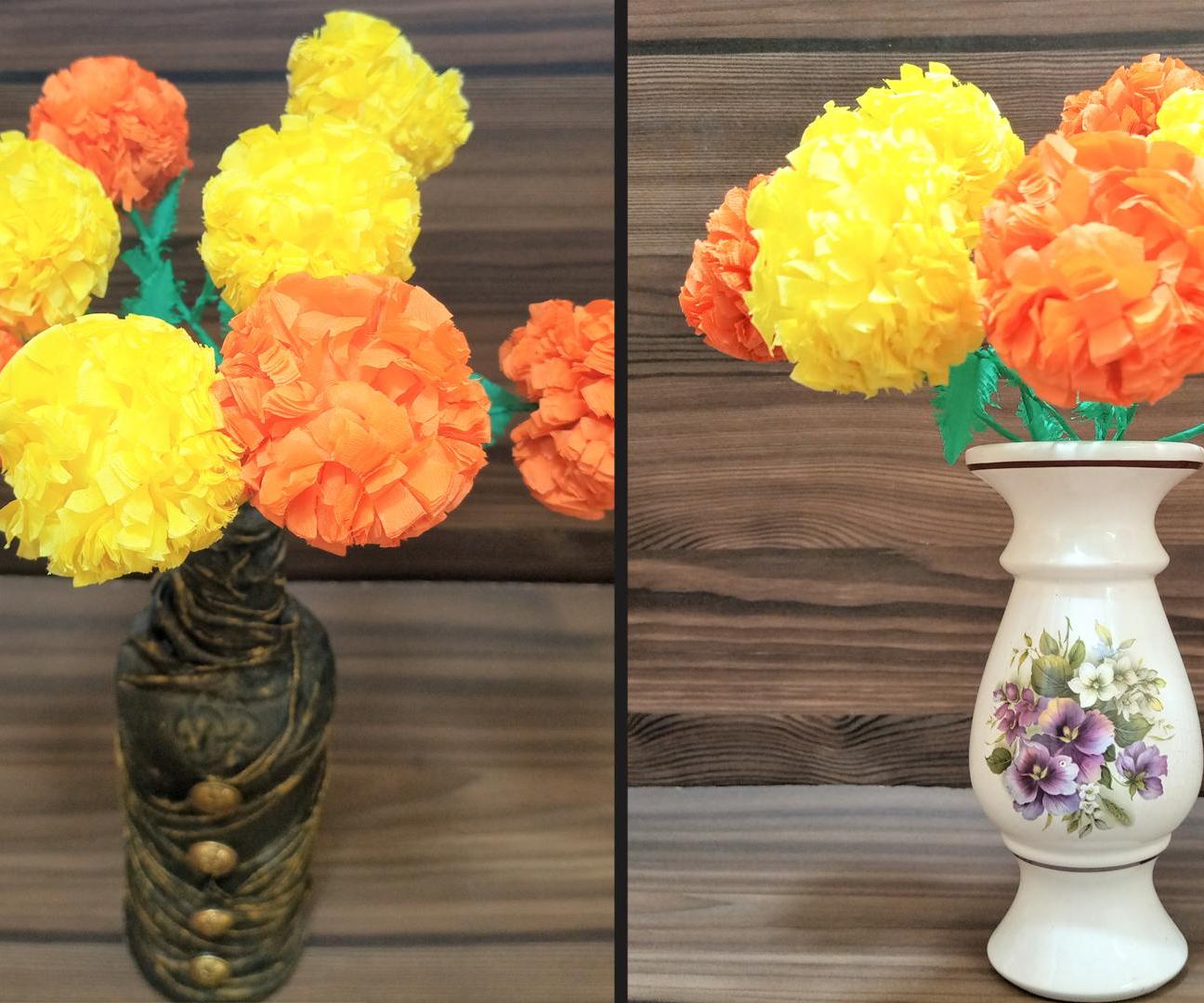 How to Make Marigold Flower
