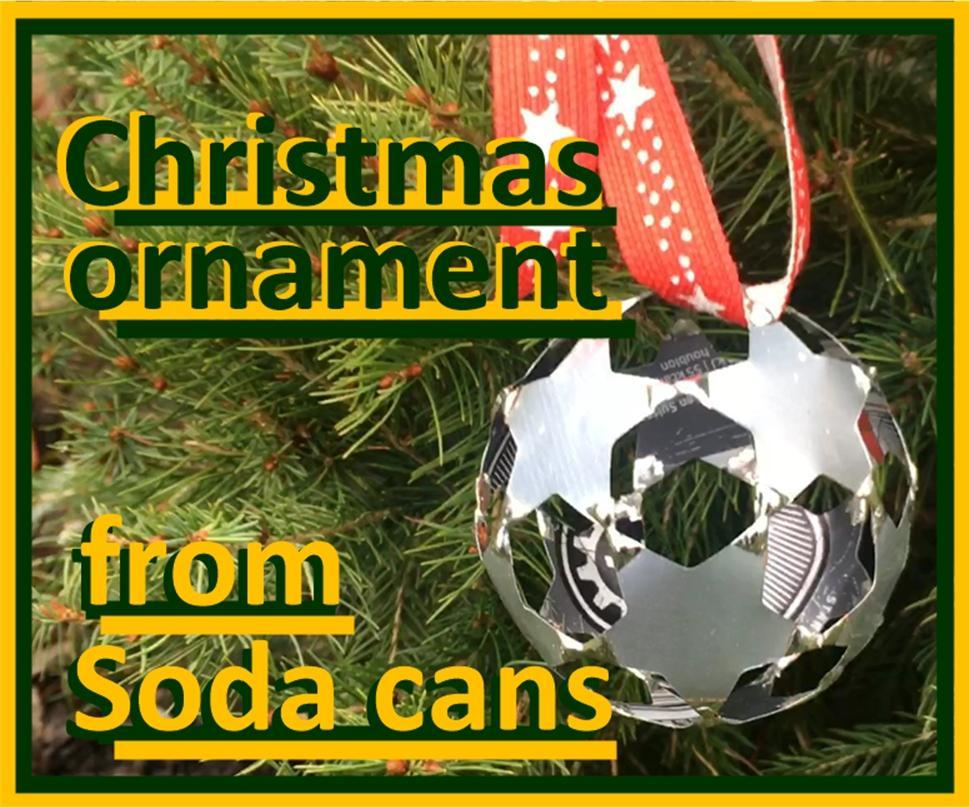 Christmas Ornament From Soda Cans