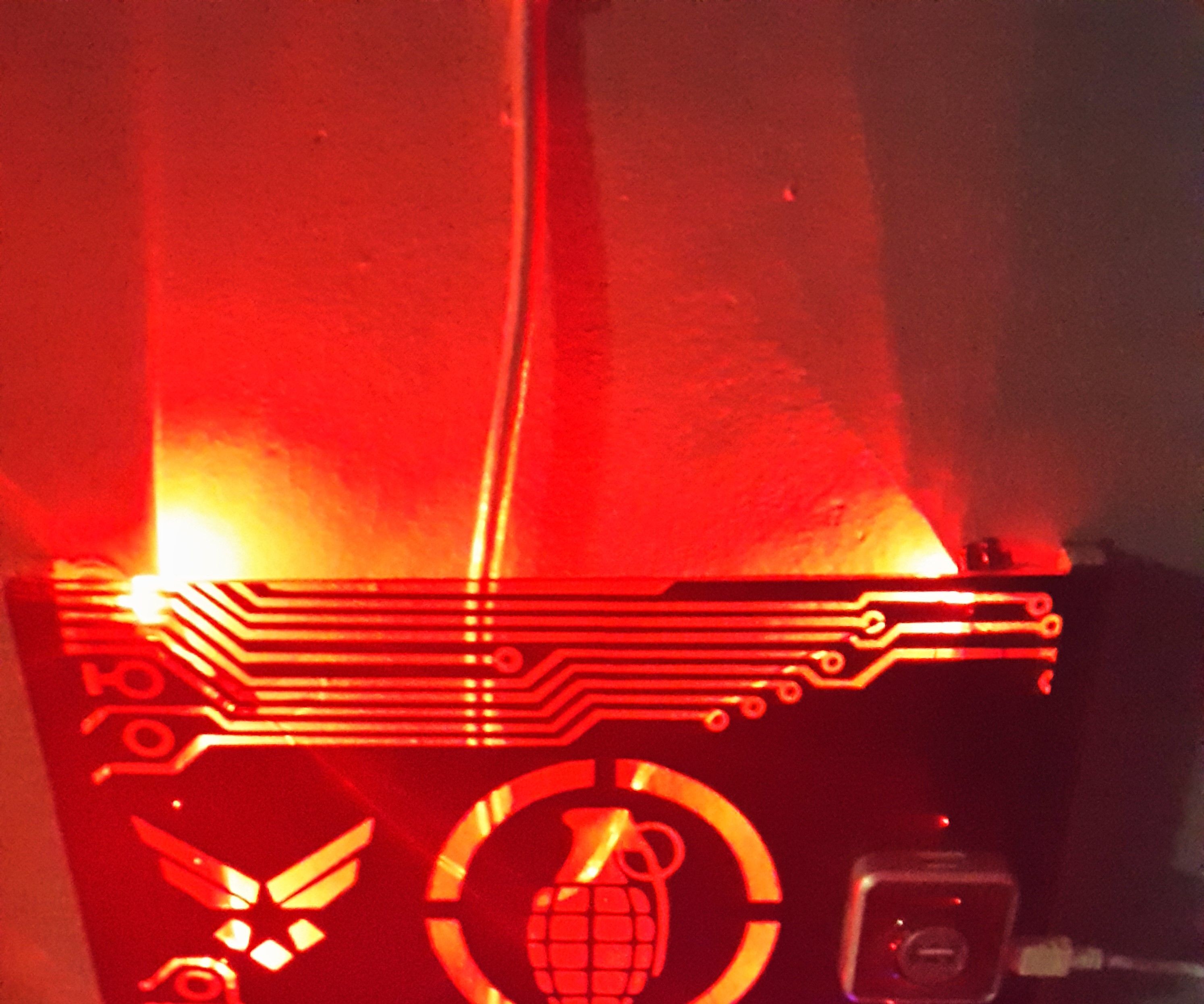 Custom night light, usb hub