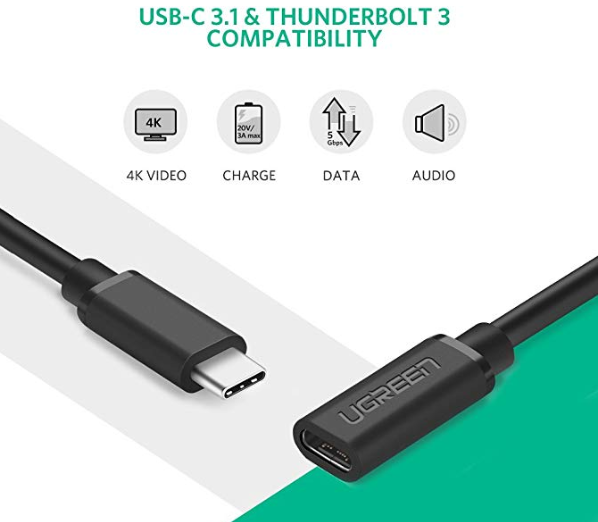 2020-02-02 21_54_27-Amazon.com_ UGREEN USB C Extension Cable Male to Female Type C Extender Cord Thu.png