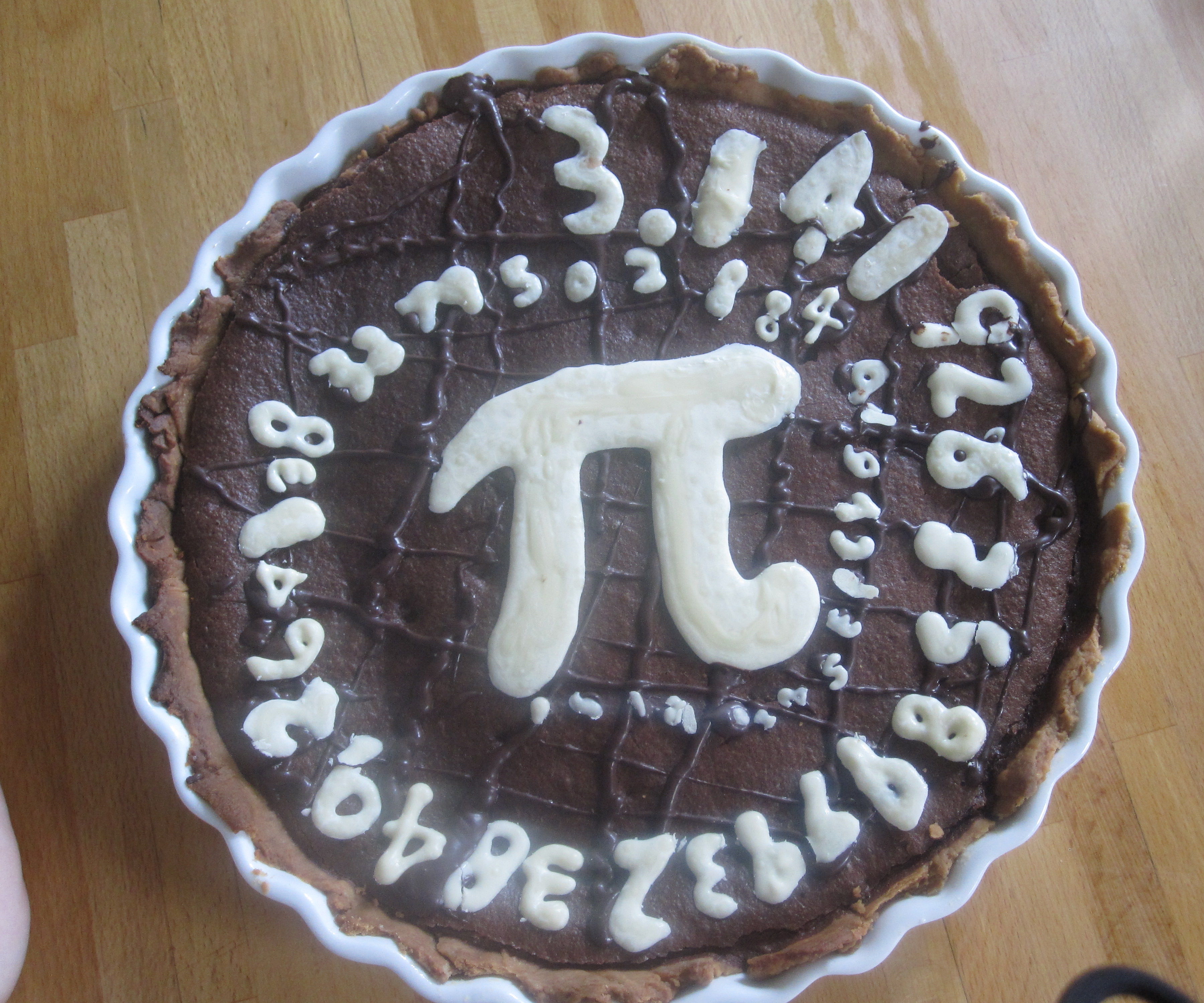Chocolate Pie with Chocolate  π