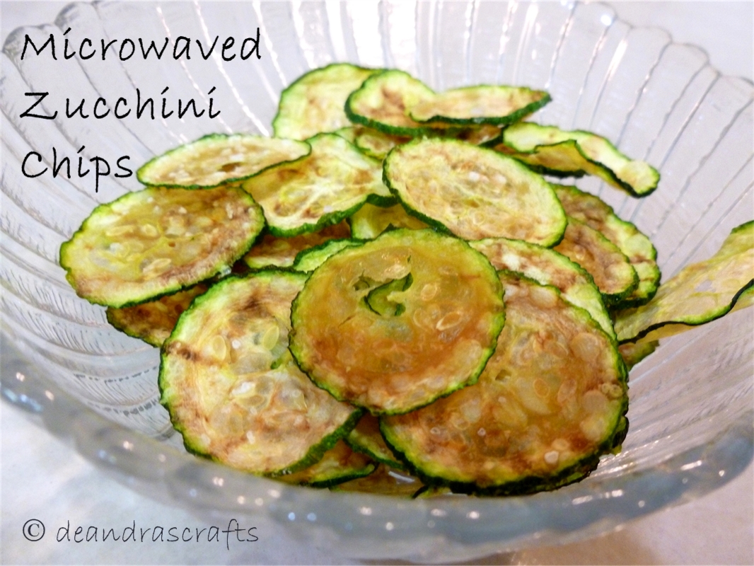 Microwaved Zucchini Chips