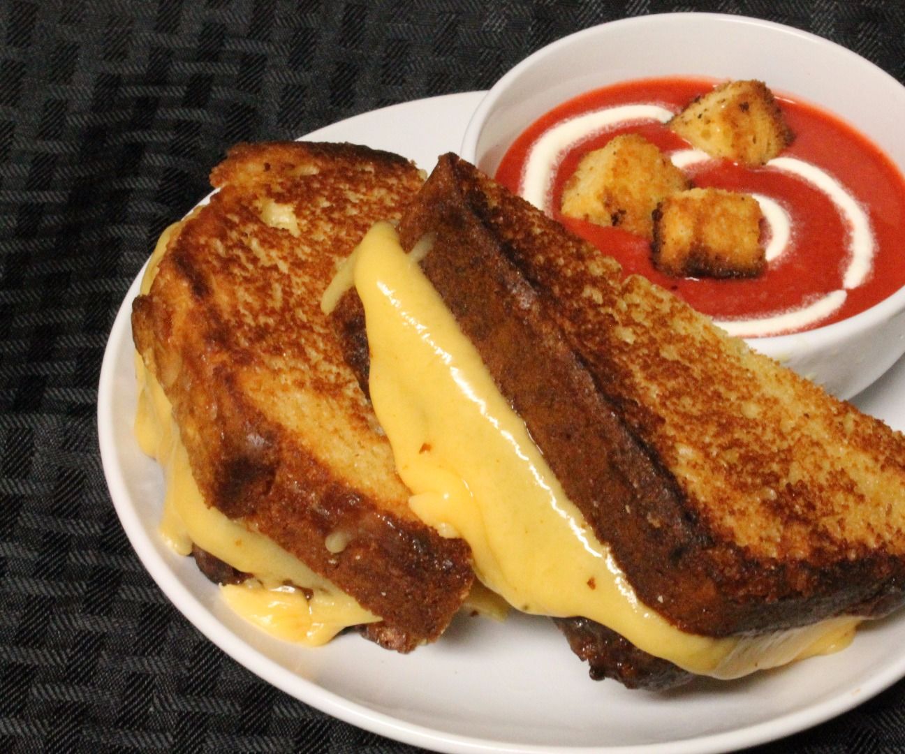 CAKE Grilled Cheese & Tomato Soup
