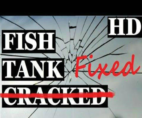 How To Fix a cracked fish tank Aquarium