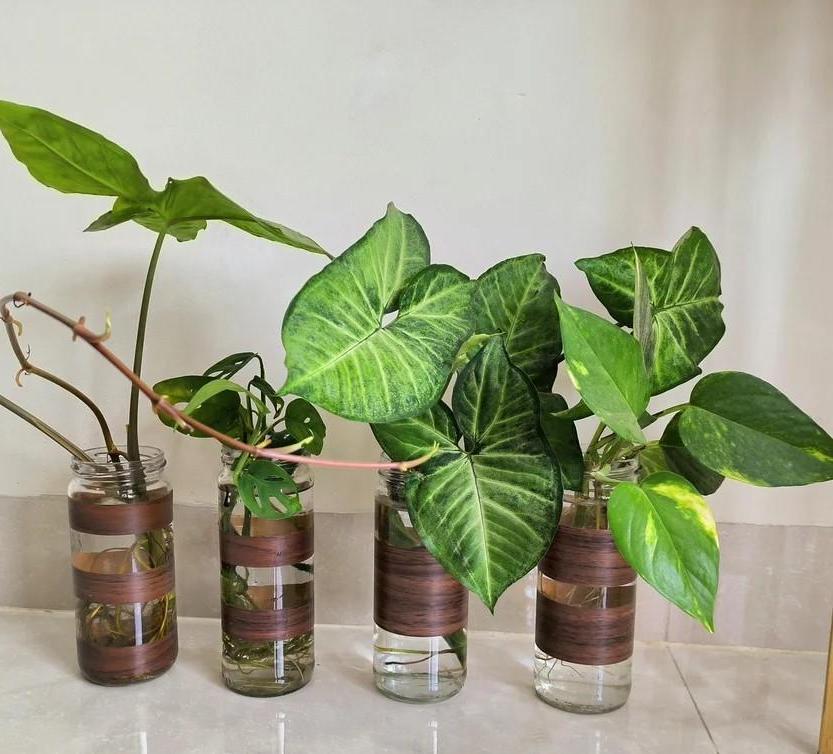 Upcycled Jar Vase