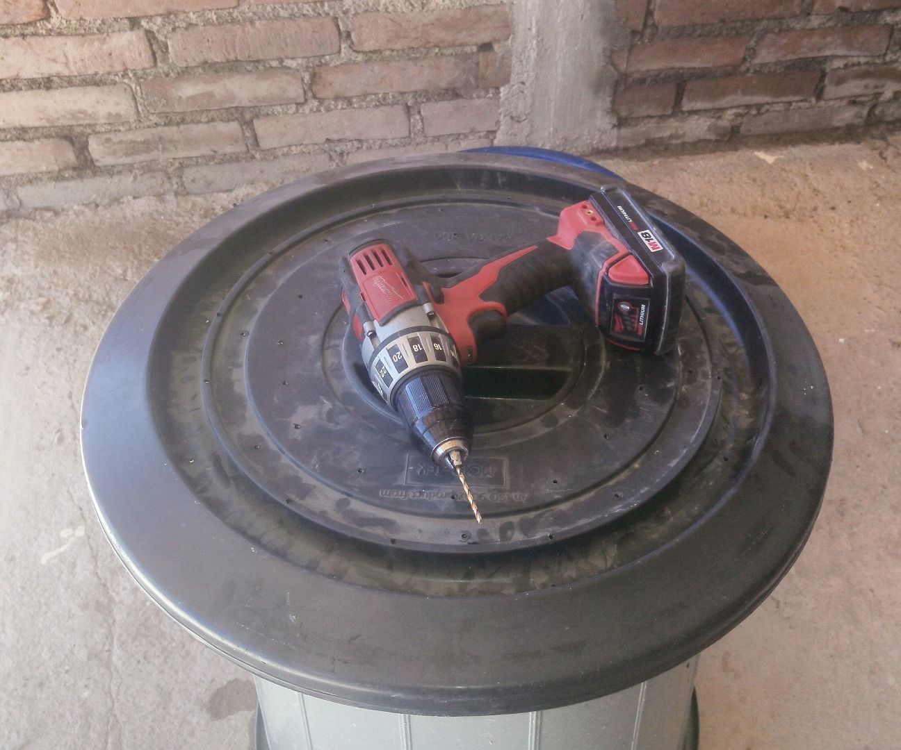 Vermicomposteador casero