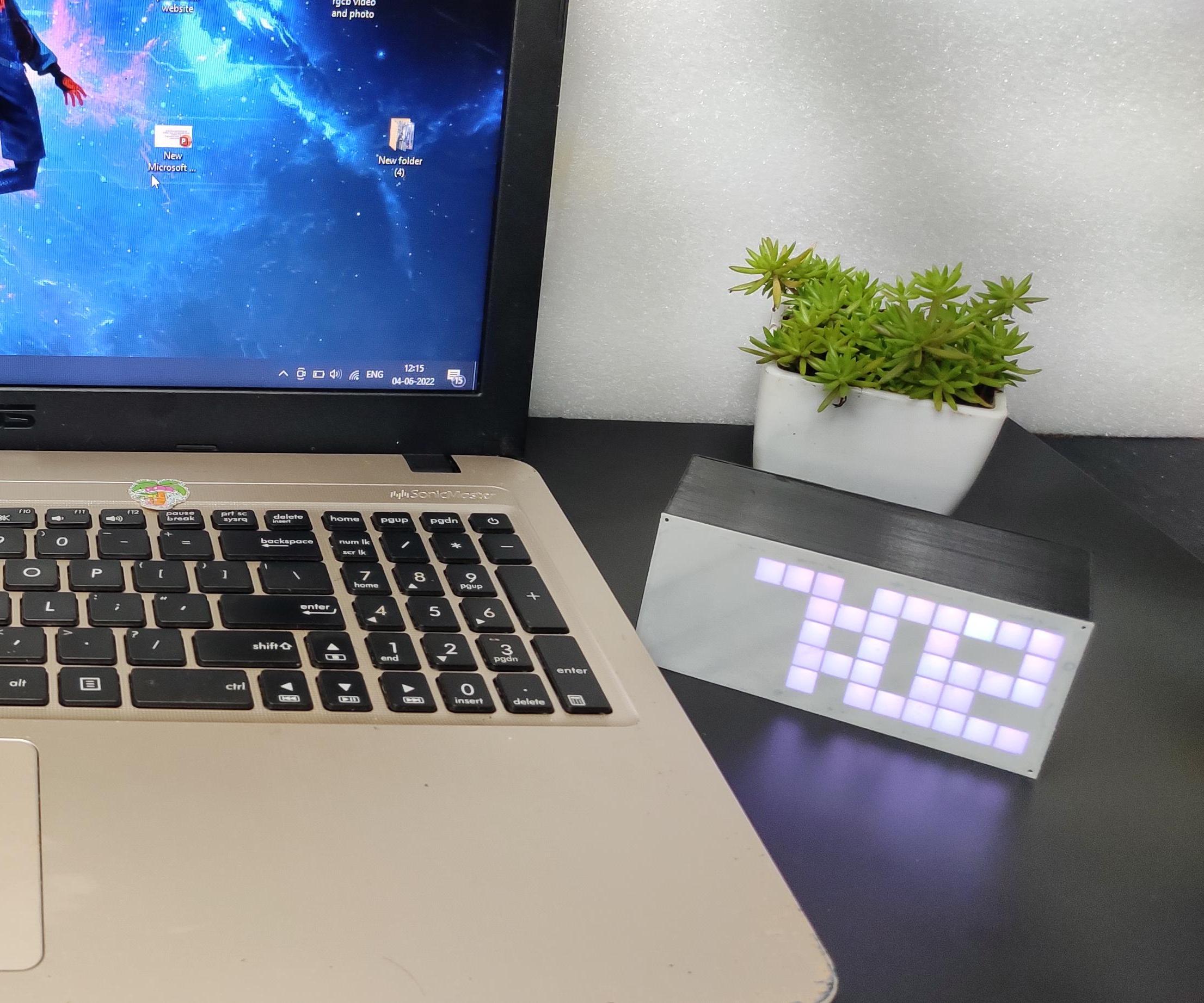SIMPLE RGB DESKTOP CLOCK USING ATTINY85