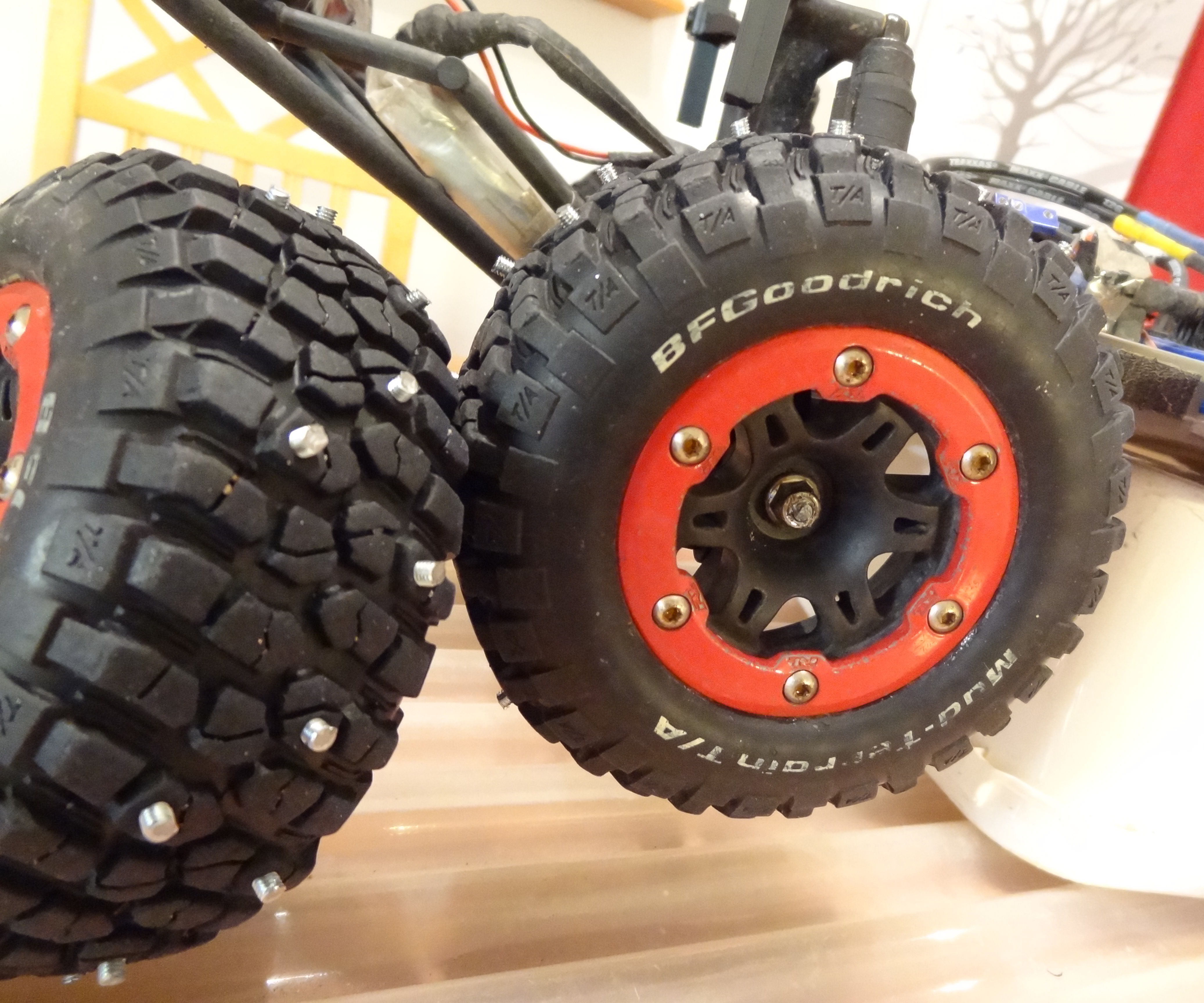 RC Car Studded Tires 
