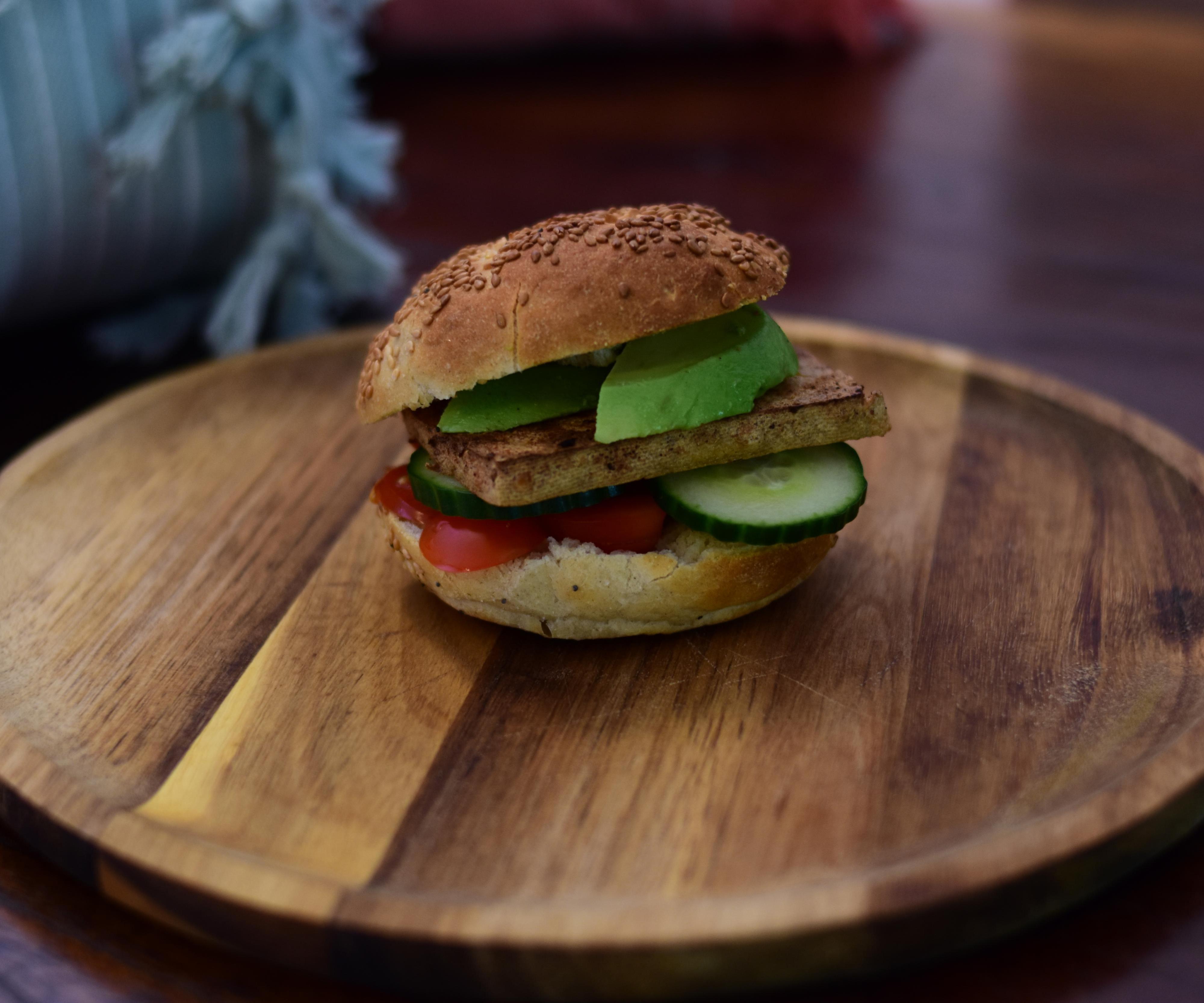 Tofu Steak Sandwich