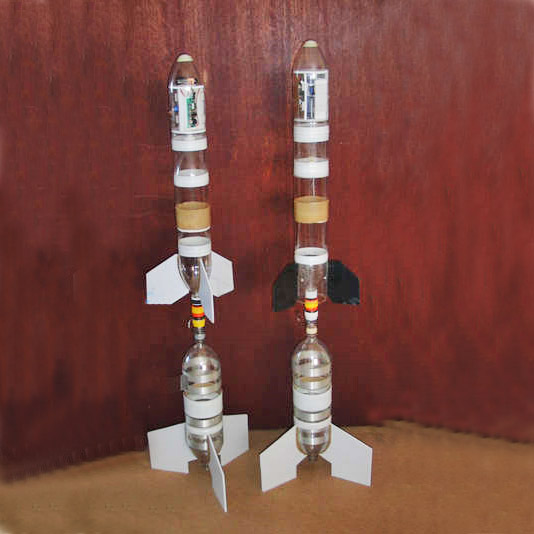 Water Rocket 2-Stage Mechanism