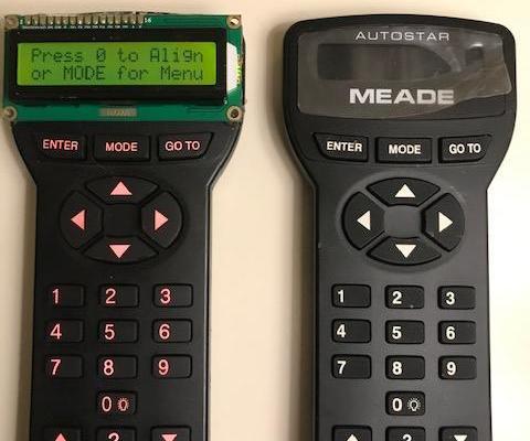 Meade Autostar 497 Handbox LCD Display Replacement Repair 1602