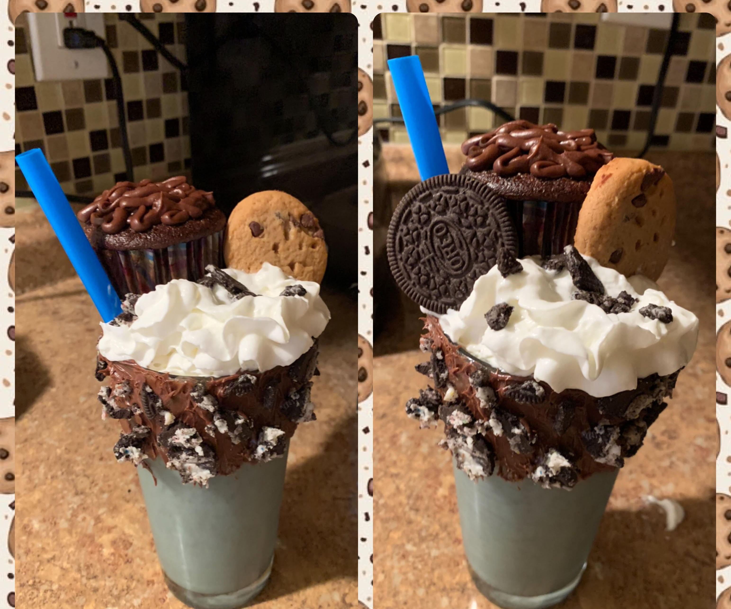 "ME WANT COOKIE MONSTER MILKSHAKE"