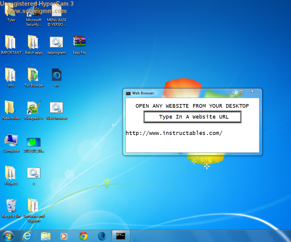 How to Search the Web in a Batch File