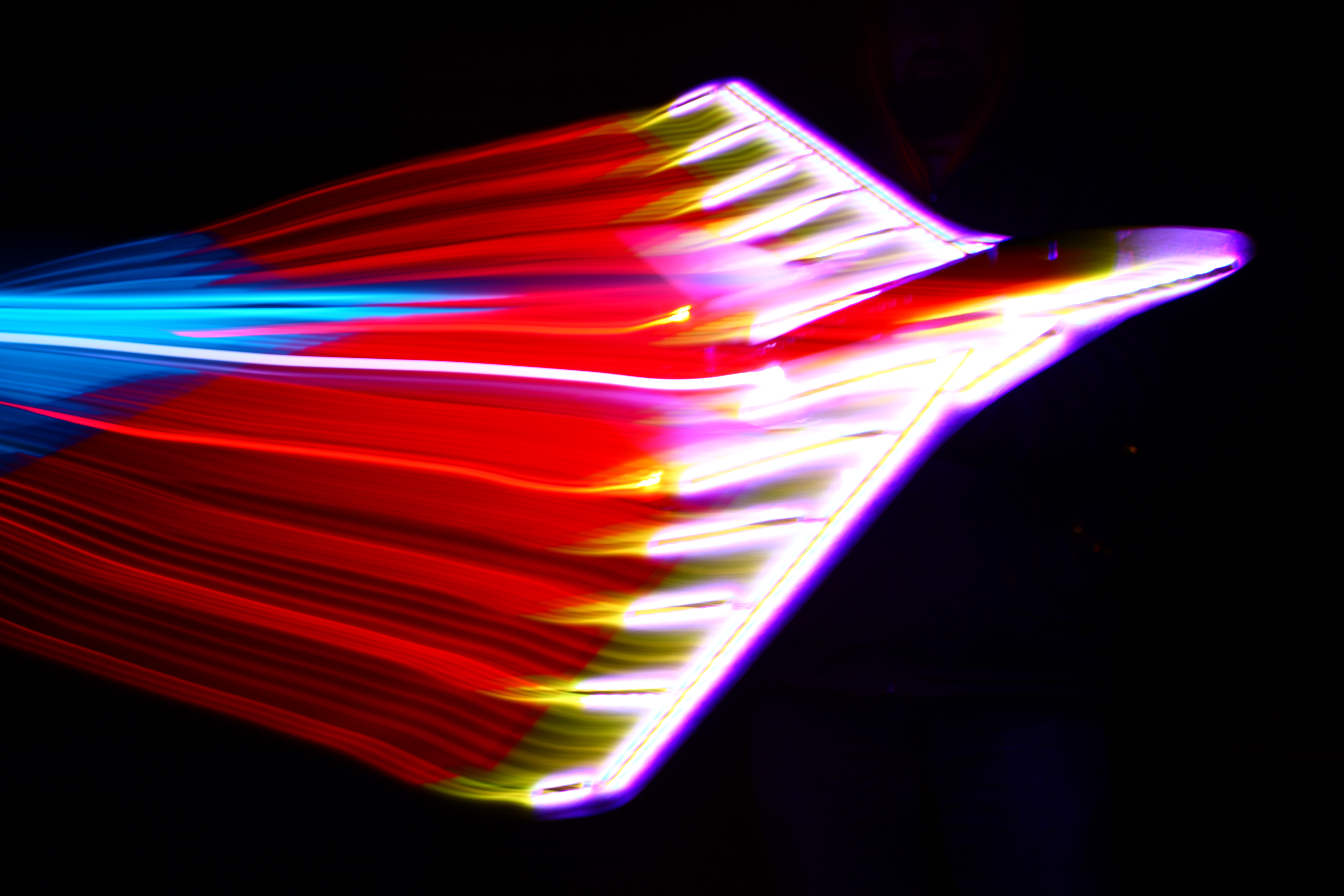 UFO project - Color Changing Glowing Radio Controlled Airplane - RGB LEDs are awesome!
