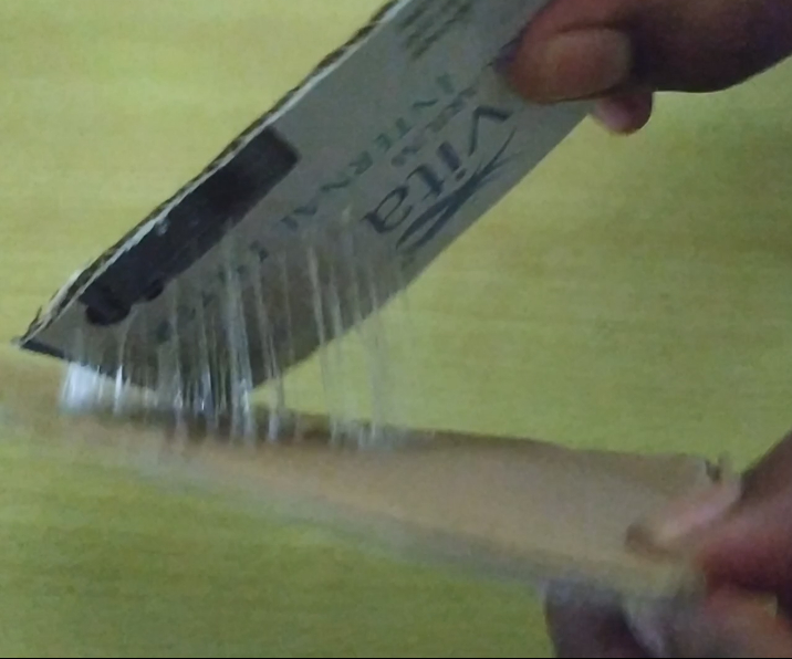 Home Made Glue Making for Cardboard Craft 