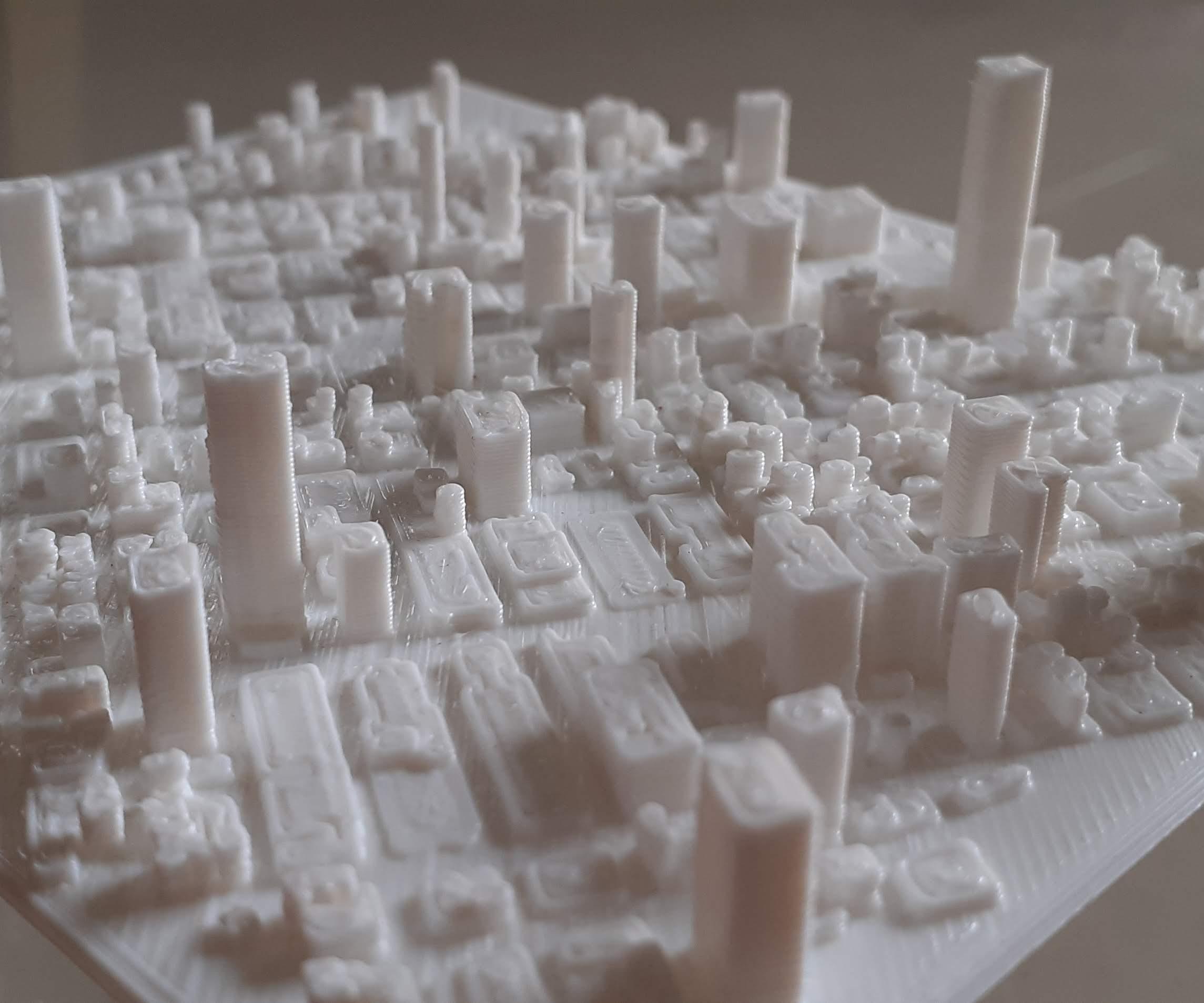 3D Printed Any Earth Terrain map
