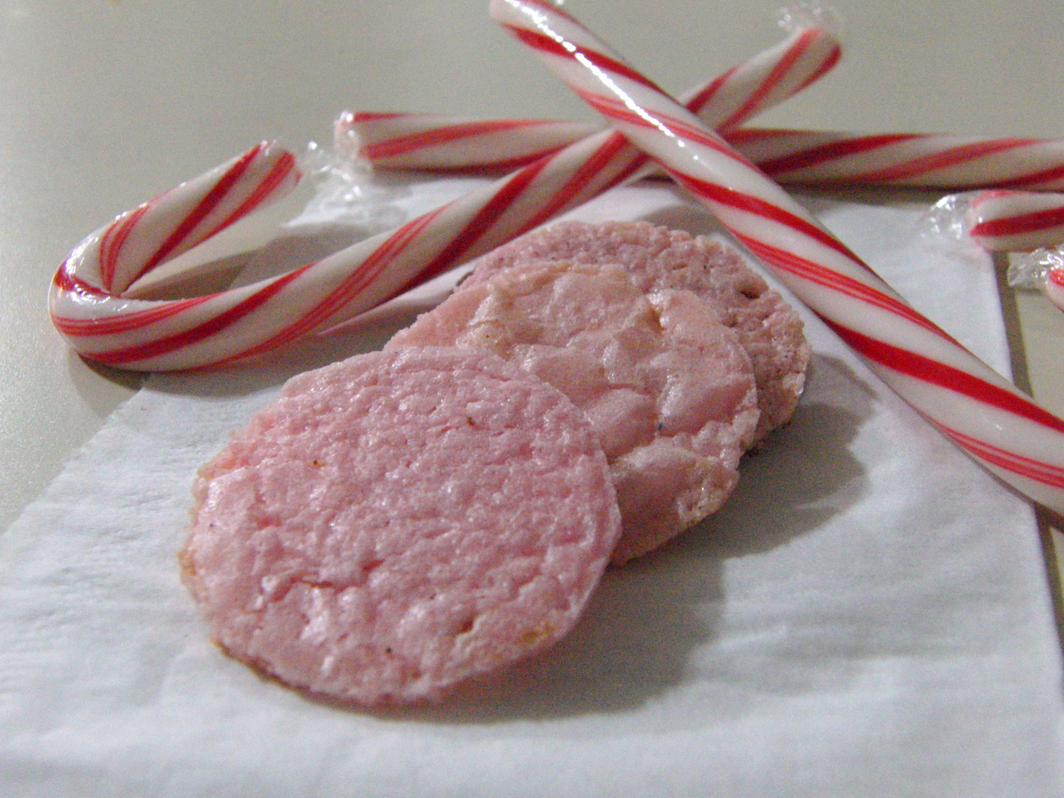 Peppermint Chewy Cookie Thins