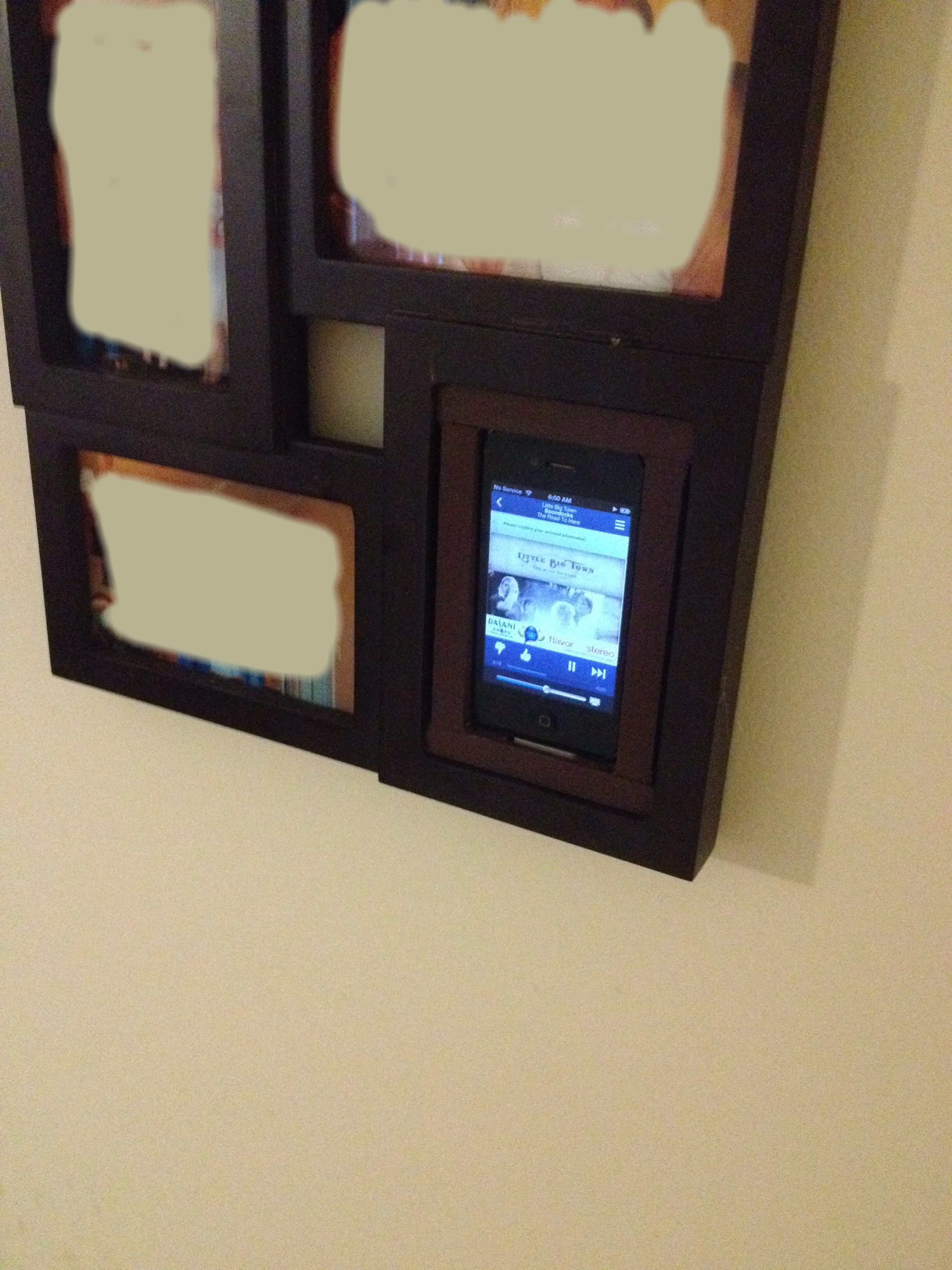Built in whole house music control