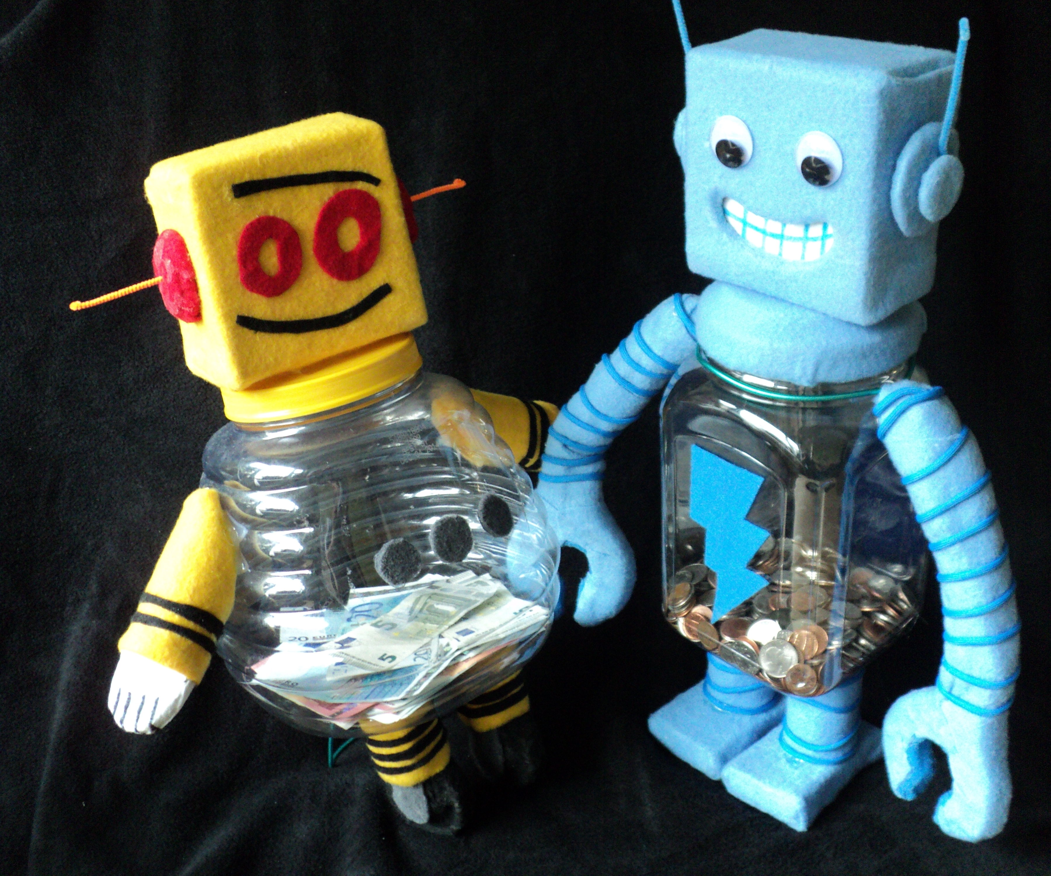 Robot Piggy Banks