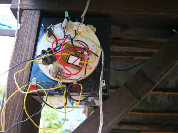 Solar charger with day night switch
