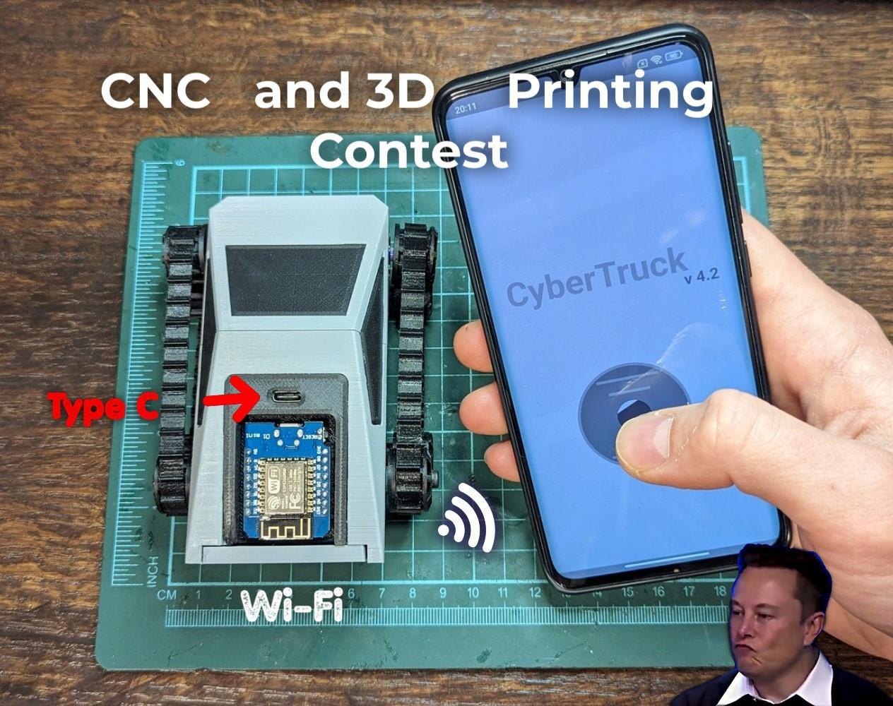 Wi-Fi RC Cybertruck