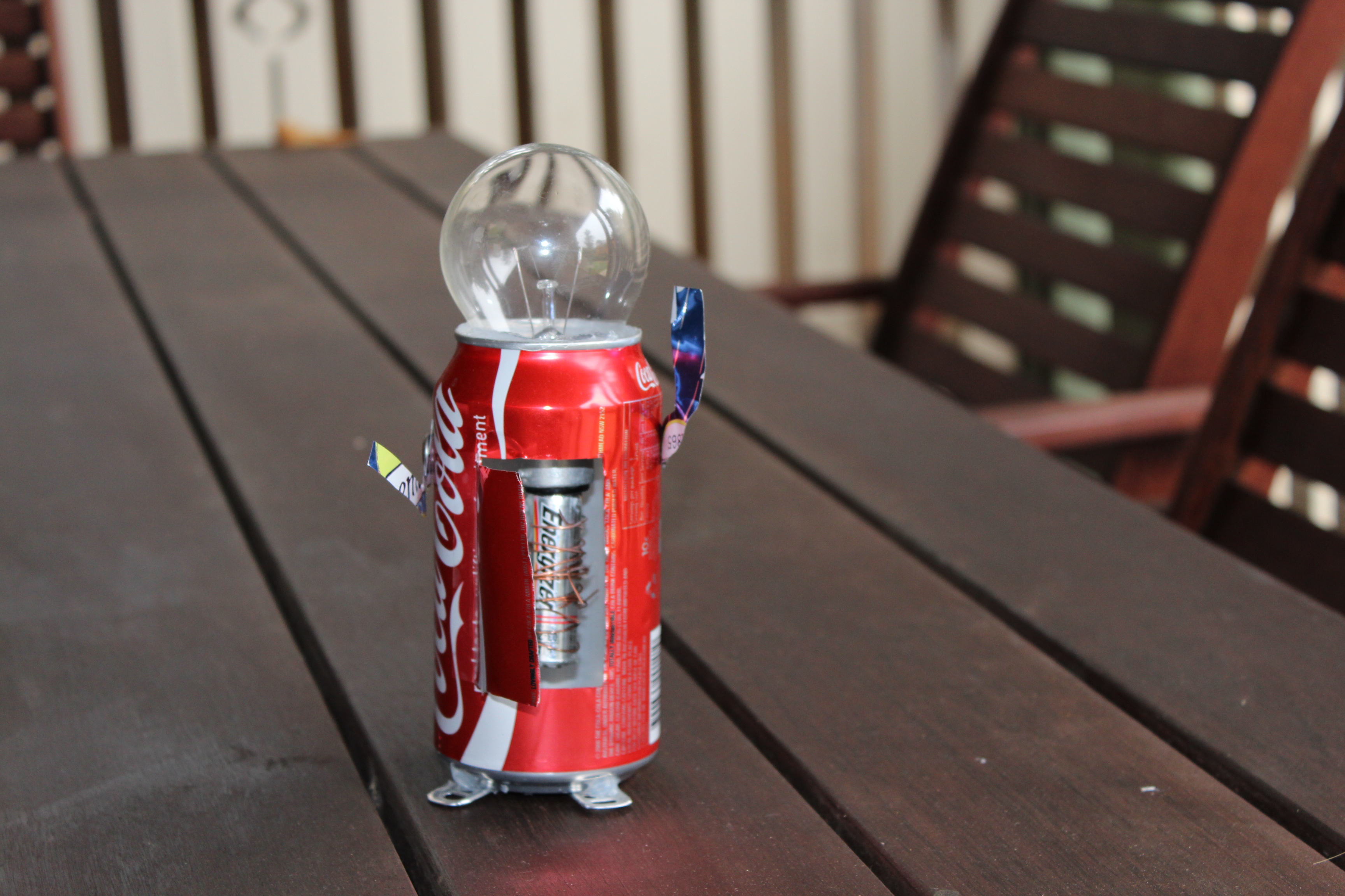 How to make a Coca Cola Robot from recyclables
