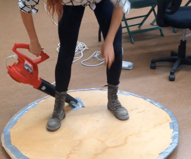Simple Leaf Blower Hovercraft