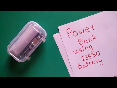 Homemade DIY Power Bank using 18650 battery